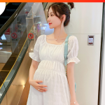 Tendencias de moda coreana para mujeres embarazadas 2024
